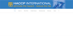 Desktop Screenshot of haccpeurope.com