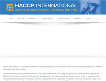 Tablet Screenshot of haccpeurope.com